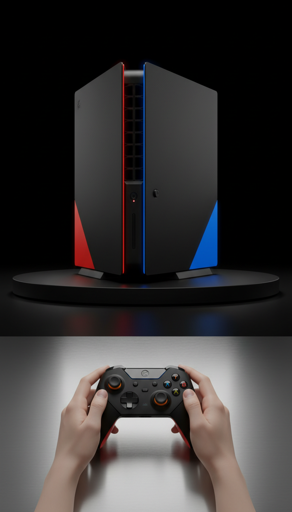 Gaming Console with Aluminum Chassis