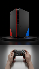 Gaming Console with Aluminum Chassis