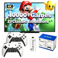 M15 Plus Retro Game Stick – 40,000+ Games, 23 Emulators & Dual Wireless Controllers