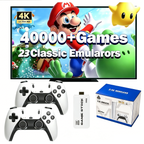 M15 Plus Retro Game Stick – 40,000+ Games, 23 Emulators & Dual Wireless Controllers