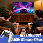 2026 Upgrade Retro Game Stick, 128 GB, with 40,000+ Built-in Classic Video Games, Retro Gaming Console with 23 Emulators, Plug & Play for TV Video Gaming Stick HDMI Output with Dual 2.4G Controllers_5