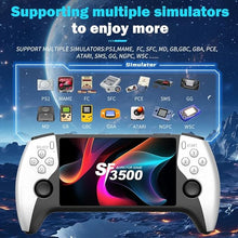 Load image into Gallery viewer, SF3500 Retro Handheld Game Console-Handheld Game Console with HD 5.5-inch IPS Screen Classic Video Games Supports TV Connection,14+ Emulators &amp; 5-Hour Battery Life