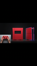 Red Custom Console Faceplate Set