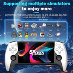 SF3500 Retro Handheld Game Console-Handheld Game Console with HD 5.5-inch IPS Screen Classic Video Games Supports TV Connection,14+ Emulators & 5-Hour Battery Life_4
